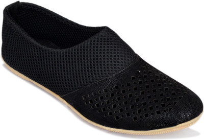 Myra Cutwork Bellies For Women(Black