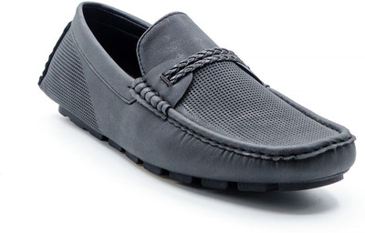 Belle Gambe Loafers For Men(Grey, Black