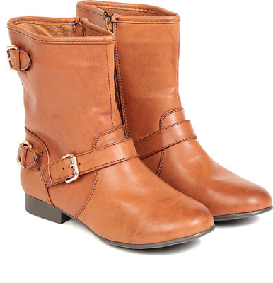 

TEN TEN Women's Tan Mid Length Boots Boots For Women(Tan)