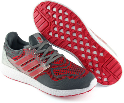 

DeVEE Jinbeile Runnin Grey Running Shoes For Men(Grey, Grey/red