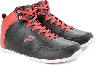 

Fila PLAY OFF II Basket Ball Shoes For Men(Multicolor, Blk/rd