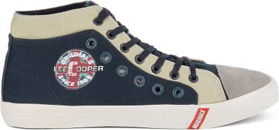 Lee Cooper Men Mid Ankle Canvas Sneakers