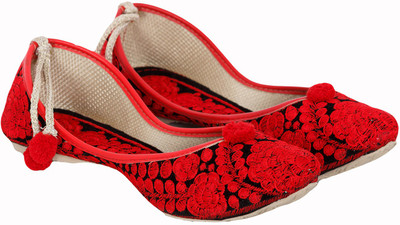 

Myra Ethnic Bellies For Women(Red)