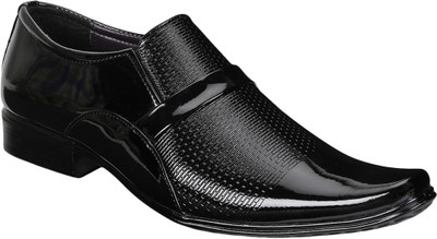 

Knight Ace Patent Slip On For Men(Black)