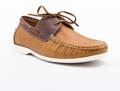 

Belle Gambe Boat Shoes For Men(Brown