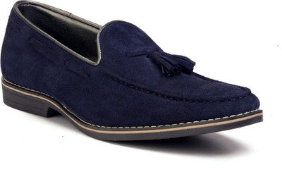 

Levanse Rich suede leather Corporate Casuals For Men(Red, Matte red