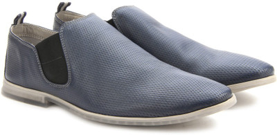 

Clarks Frewick Edge Dark Blue Lea Slip On For Men(Blue