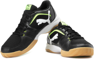 

Puma Ballesta Tennis Shoes For Men(Black, Green, White, 08;black;white;fluro yellow