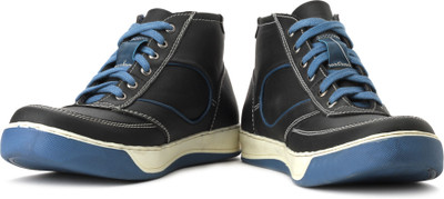 

Flippd Mid Ankle Sneakers For Men(Black, Navy