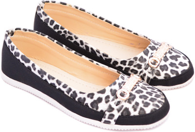 

Myra Leopard Print Bellies For Women(Black, White)