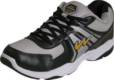 

Campus T-SPORT Running Shoes For Men(Silver), Black