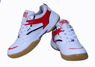 

Firefly White & Red Excel Badminton Shoes For Men(Multicolor