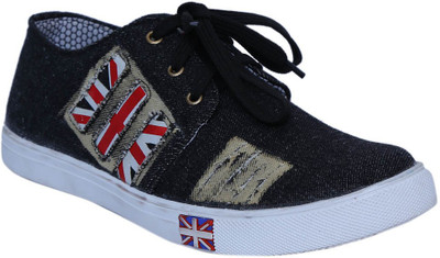 

Signet India Canvas Shoes For Men(Black