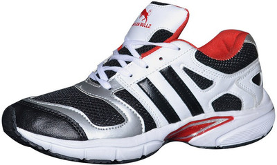 

Dekkam Bullz Marathon Running Shoes For Men(Black, White)