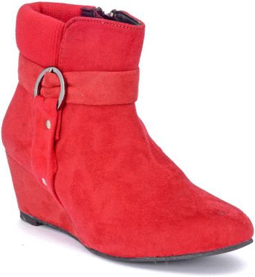 

Bruno Manetti 5013 Boots For Women(Red