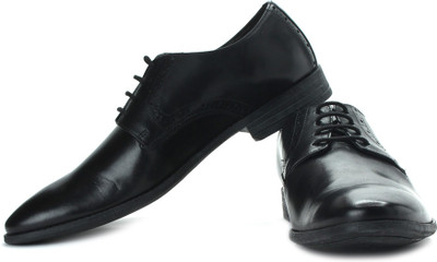 

Clarks Chart Walk Genuine Leather Lace Up Shoes For Men(Black), Black leather