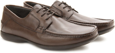 

Clarks Finer Road Brown Leather lace up For Men(Brown