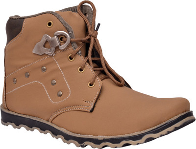 

Prolific JackBoot Nubuck Boots For Men(Tan), Chiku