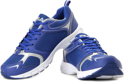 

Fila Pleasure Running Shoes For Men(Silver, Blue, Nvy;sil