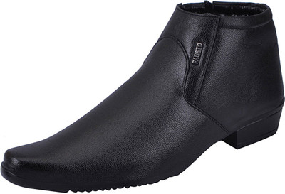 

FAUSTO Corporate Slip On For Men(Black