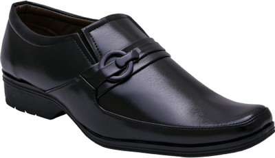 

Prolific Softwood Slip On Shoes For Men(Black