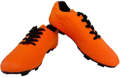 Marex Shooter Orange Colour Football Shoes For Men(Orange, Black