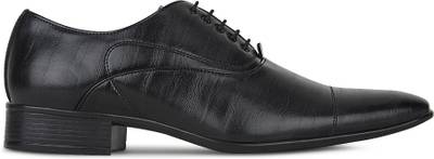 Kielz Kielz Black Lasc up Stylish Formal Shoes Corporate Casuals