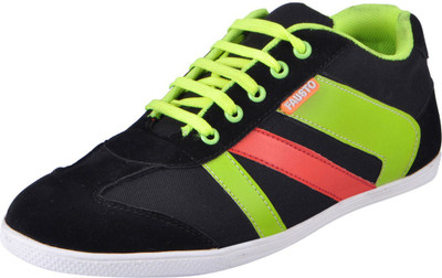 

FAUSTO Trendy Slip On Sneakers For Men(Green