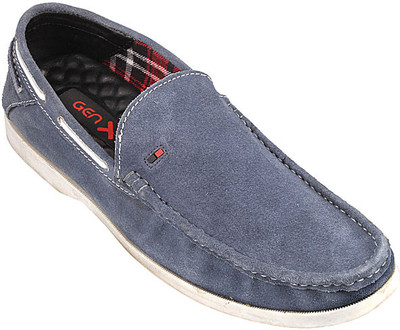 Metro Gen X Loafers For Men(Maroon, 45;blue