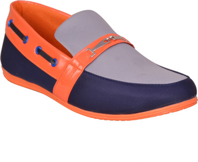 

Krafter Loafers For Men(Blue), White