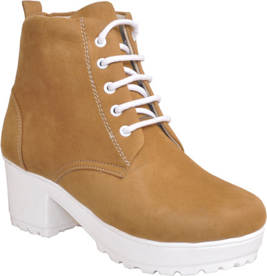 

Candey Shoes Boots For Women(Beige