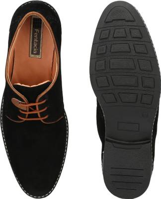 Fentacia Suede Semi-Formal Lace Up