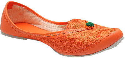 

Port Ladies Punjabi Jutis For Women(Orange