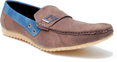 

Oora Brown Double Shade Loafers For Men(Brown