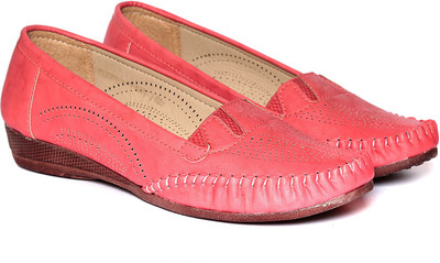 

Adorn Latest Fashion Loafers For Women(Red, Applered