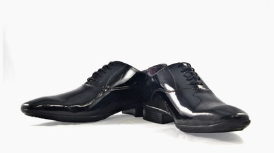 

Knotty Derby Toe Cap Oxford Lace Up Shoes For Men(Black)