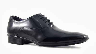 

Knotty Derby Oxford Party Wear Shoes For Men(Black