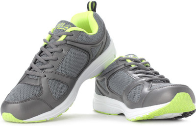 

Fila AEROBIC LITE Running Shoes For Men(Multicolor, Dk gry/neo grn/blk