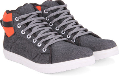 

Vulcan Knight Mid Ankle Sneakers For Men(Grey, Blue