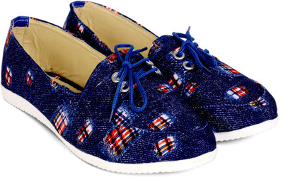 

Sam Stefy Canvas Shoes For Women(Blue)