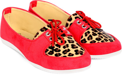 

Sam Stefy Canvas Shoes For Women(Red)