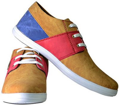 

Smoky Tan Denim Fashion Casual Shoes For Men(Tan