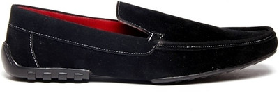 

Zapatoz Black Suave Loafers For Men(Black