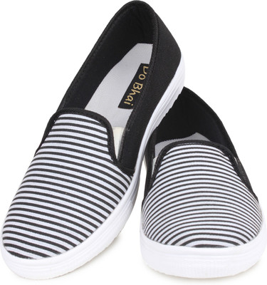

Do Bhai Slip On Sneakers For Women(Black, White, Grey