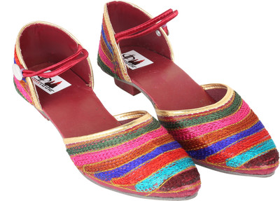 

Decot Paradise Jaipuri Prints Ehnic Footwear Bellies For Women(Multicolor