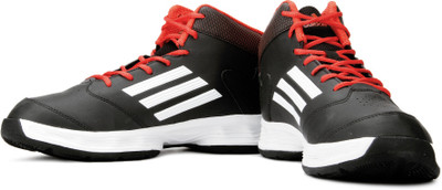 

ADIDAS Shove Basketball Shoes For Men(White, Black), Black;white;boorme