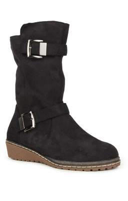 

Stylistry Maxis Mdiw02ftboot4019 Boots For Women(Black