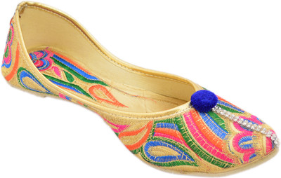 

Myra Beautiful work Jutis For Women(Multicolor)