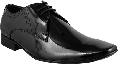 

Mochi Men's Partywear Derby Lace Up Shoes For Men(Black, 11;black