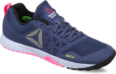 

REEBOK R CROSSFIT NANO 6.0 Training Shoes For Women(Blue, Blu/lilac/pnk/blk/pwtr